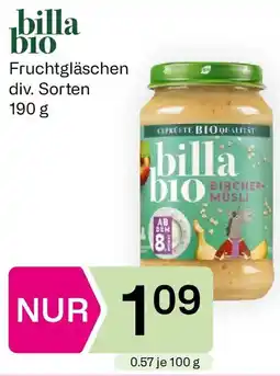 Bipa billa bio Fruchtgläschen Angebot