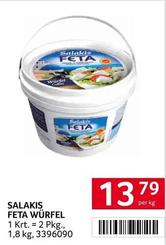 Transgourmet Salakis Feta Würfel Angebot