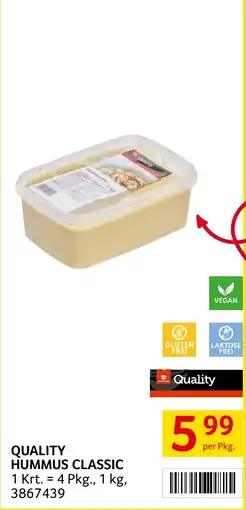Transgourmet Quality Hummus Classic Angebot