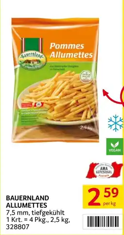 Transgourmet Bauernland Allumettes Angebot