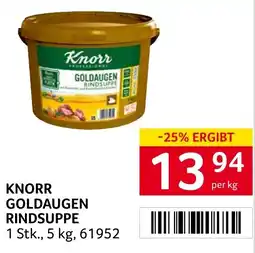 Transgourmet Knorr Goldaugen Rindsuppe Angebot