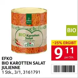 Transgourmet EfkO Bio Karotten Salat Julienne Angebot