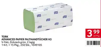 Transgourmet TORK Advanced Papier Falthandtücher H3 Angebot