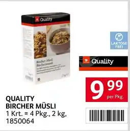 Transgourmet Quality Bircher Müsli Angebot