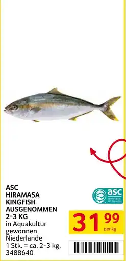 Transgourmet ASC HIRAMASA KINGFISH Angebot