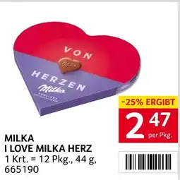 Transgourmet Milka I Love Milka Herz Angebot