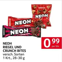 Transgourmet NEOH Riegel und Crunch Bites Angebot