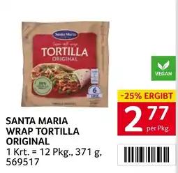 Transgourmet Santa Maria Wrap Tortilla Original Angebot