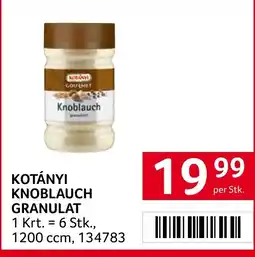 Transgourmet Kotányi Knoblauch Granulat Angebot