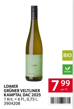 Transgourmet Loimer Grüner Veltliner Kamptal DAC 2025 Angebot