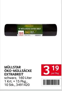 Transgourmet Müllstar Öko-Müllsäcke Extrabreit Angebot