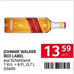 Transgourmet Johnnie Walker Red Label Angebot