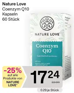 Bipa Nature Love Coenzym Q10 Kapseln Angebot