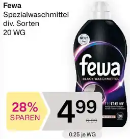Bipa Fewa Spezialwaschmittel Angebot