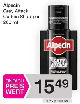 Bipa Alpecin Grey Attack Coffein Shampoo Angebot