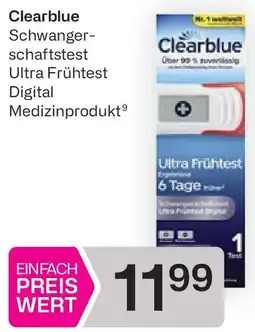 Bipa Clearblue Schwangerschaftstest Ultra Frühtest Digital Medizinprodukt Angebot
