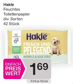 Bipa Hakle Feuchtes Toilettenpapier Angebot