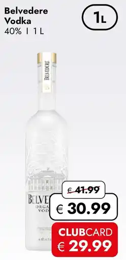 Travel FREE Belvedere Vodka Angebot