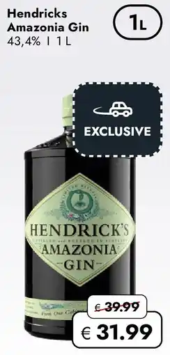 Travel FREE Hendricks Amazonia Gin Angebot
