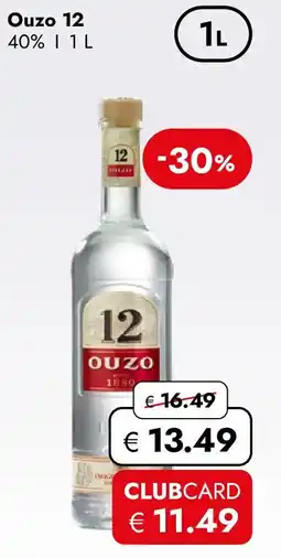 Travel FREE Ouzo 12 Angebot