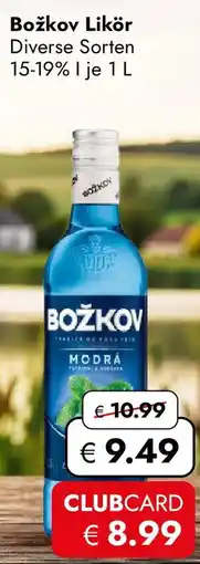 Travel FREE Božkov Likör Angebot