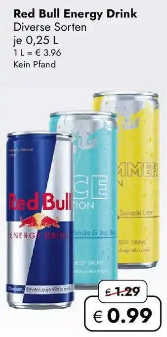 Travel FREE Red Bull Energy Drink Angebot