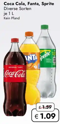 Travel FREE Coca Cola, Fanta, Sprite Angebot