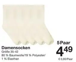 Zeeman Damensocken Angebot
