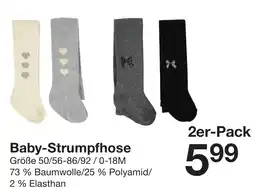 Zeeman Baby-Strumpfhose Angebot