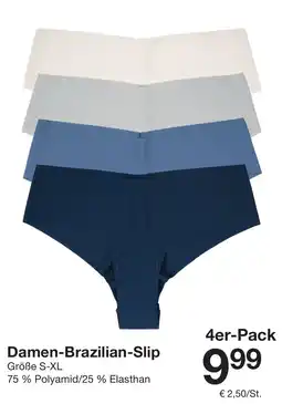 Zeeman Damen-Brazilian-Slip Angebot