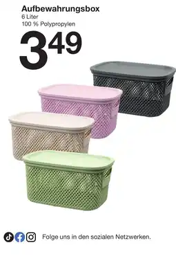Zeeman Aufbewahrungsbox Angebot
