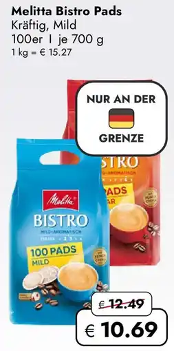 Travel FREE Melitta Bistro Pads Angebot