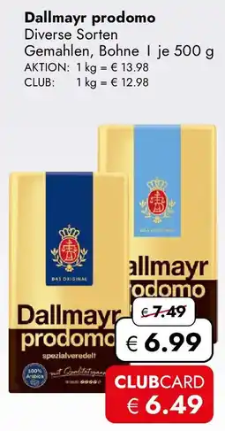 Travel FREE Dallmayr prodomo Angebot