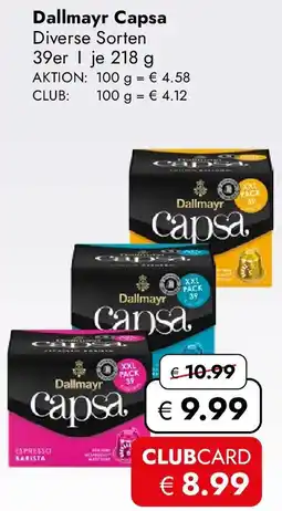 Travel FREE Dallmayr Capsa Angebot