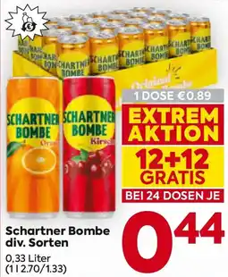 Billa Schartner Bombe Angebot