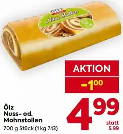 Billa Ölz Nuss- od. Mohnstollen Angebot