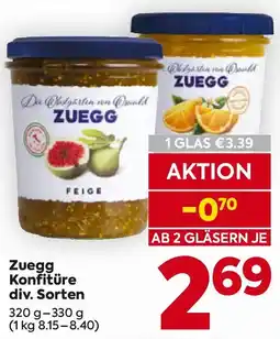 Billa Zuegg Konfitüre Angebot