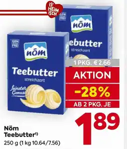 Billa Nöm Teebutter Angebot