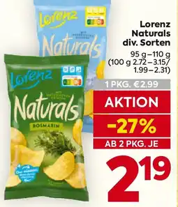 Billa Lorenz Naturals Angebot