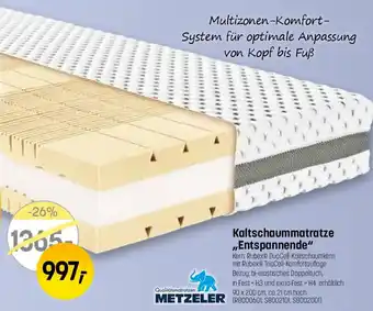 Kaltschaummatratze ,,Entspannende"