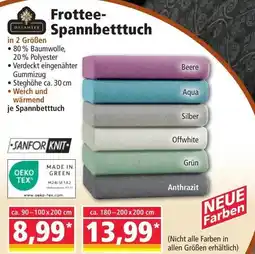 Norma Frottee-Spannbettuch Dreamtex Angebot