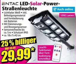 Norma Entac LED-Solar-Power-Straßenleuchte Angebot
