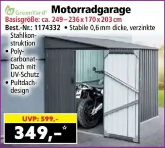 Norma GreenYard Motorradgarage Angebot