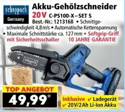 Norma Akku-Gehölzschneider Scheppach Angebot