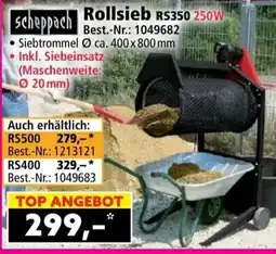 Norma Scheppach Rollsieb RS350 Angebot