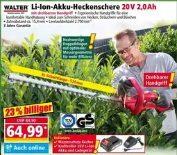 Norma WALTER Li-Ion-Akku-Heckenschere Angebot