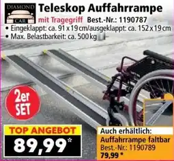 Norma Teleskop Auffahrrampe mit Tragegriff Angebot