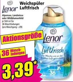 Norma Lenor Weichspüler Luftfrisch Angebot