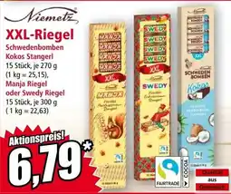 Norma XXL-Riegel Angebot