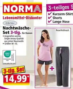 Norma Nachtwäsche-Set 3-tlg. für Damen Angebot